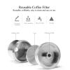 Capsule Set Coffee Maker Parts,Stainless Steel Reusable Coffee Filter, Coffee Pod Filters, Coffee Maker Accessories Fit for illy Coffee Machine view 2