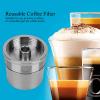 Capsule Set Coffee Maker Parts,Stainless Steel Reusable Coffee Filter, Coffee Pod Filters, Coffee Maker Accessories Fit for illy Coffee Machine view 3