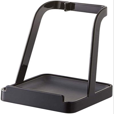 Pot Lid Holders, Lid And Spoon Rest, Pan Pot Cover Lid Rack Shelf Stand Holder Spoon Rest Stove Organizer Storage Soup Spoon Rests Kitchen Tool (Color : A Black)