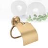 FTVOGUE Paper Towel Holder Wall Mounted Toilet Tissue Hanger Antique Pattern Towel Holder Bathroom Wall Tissue Rack, Towel Rack view 2