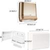 Commercial Lockable Paper Towel Dispenser Wall-Mounted Hand Towel Dispenser Free Punch Household Paper Towel Holders view 4