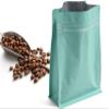 100 Pieces 0.5 LB Blue Green Coffee Bags with Aluminum Foil Liner Pack of 100, High Barrier Coffee Pouches with Degassing Valve, Ziplock Food Storage Bags with Pull Tape, 8oz/0.5lb/250gram view 4