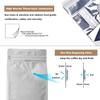 8 Ounces/50 Pieces White Coffee Bags, High Barrier Coffee Pouches with Degassing Valve, Resealable Coffee Storage Bags with Ziplock & Pull Tape (8oz/0.5lb/250gram, Pack of 50) view 3