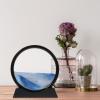 Angoily 3d Quicksand Painting Hourglass 3d Sand Art Hourglass Art Moving Sand Art Flowing Sand Frame Dining Room Table Decor 3d Hourglass Bookshelf Office Dining Table Water view 3