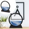 Angoily 3d Quicksand Painting Hourglass 3d Sand Art Hourglass Art Moving Sand Art Flowing Sand Frame Dining Room Table Decor 3d Hourglass Bookshelf Office Dining Table Water view 4