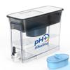 Waterdrop Slim Alkaline Water Filter Dispenser, Large 35-Cup, Up to PH 9.5, Healthy, Clean & Toxin-Free Mineralized Alkaline Water, 100-Gallon, BPA Free, Black (1 Filter Included) view 1
