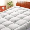Mattress Topper California King Size, Cooling Extra Thick Breathable Viscose Made from Bamboo Mattress pad, Soft Quilted Fitted Mattress Cover with 1000 GSM Down Alternative Fill (8-21Deep Pocket) view 1