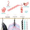 Closet Organizers and Storage,Upgraded Organization and Storage Clothes Hanger,12 Pack College Dorm Room Essentials,Sturdy Closet Organizer Home Essentials Space Saving Hangers for Thick Clothe view 4