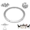 Table Bearing For Lazy Susan Heavy Loads Base For Round Table Heavy Duty Aluminum Alloy Silent Smooth For Glass, Granite Or Wood Kitchen Ding Table view 3