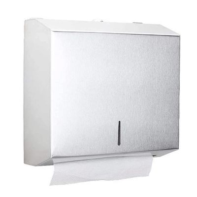 LIOONS High Capacity Paper Towel Dispenser Stainless Steel Commercial Hand Towel Dispenser Waterproof with Lock Paper Towel Holders for Home Stable