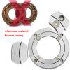 Aluminum Lazy Susan Bearing Turntable Ring 360 Degree Rotating Swivel Plate Quiet Smooth With Silicone Suction Cup Cushion For Kitchen Dining Table view 4