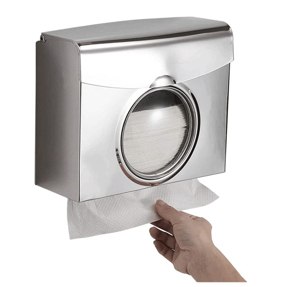 Wall Mounted Paper Towel Dispenser Commercial Stainless Steel Hand Towel Dispenser Waterproof Bathroom Kitchen Papetowel Holders