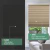 Tonature Cordless Cellular Blinds 100% Blackout Shades for Windows Blinds Bottom Up Cellular Shades Custom Size Thermal Insulated Honeycomb Blinds for Windows Home Dark Beige, 26.5" W x 54" H view 4