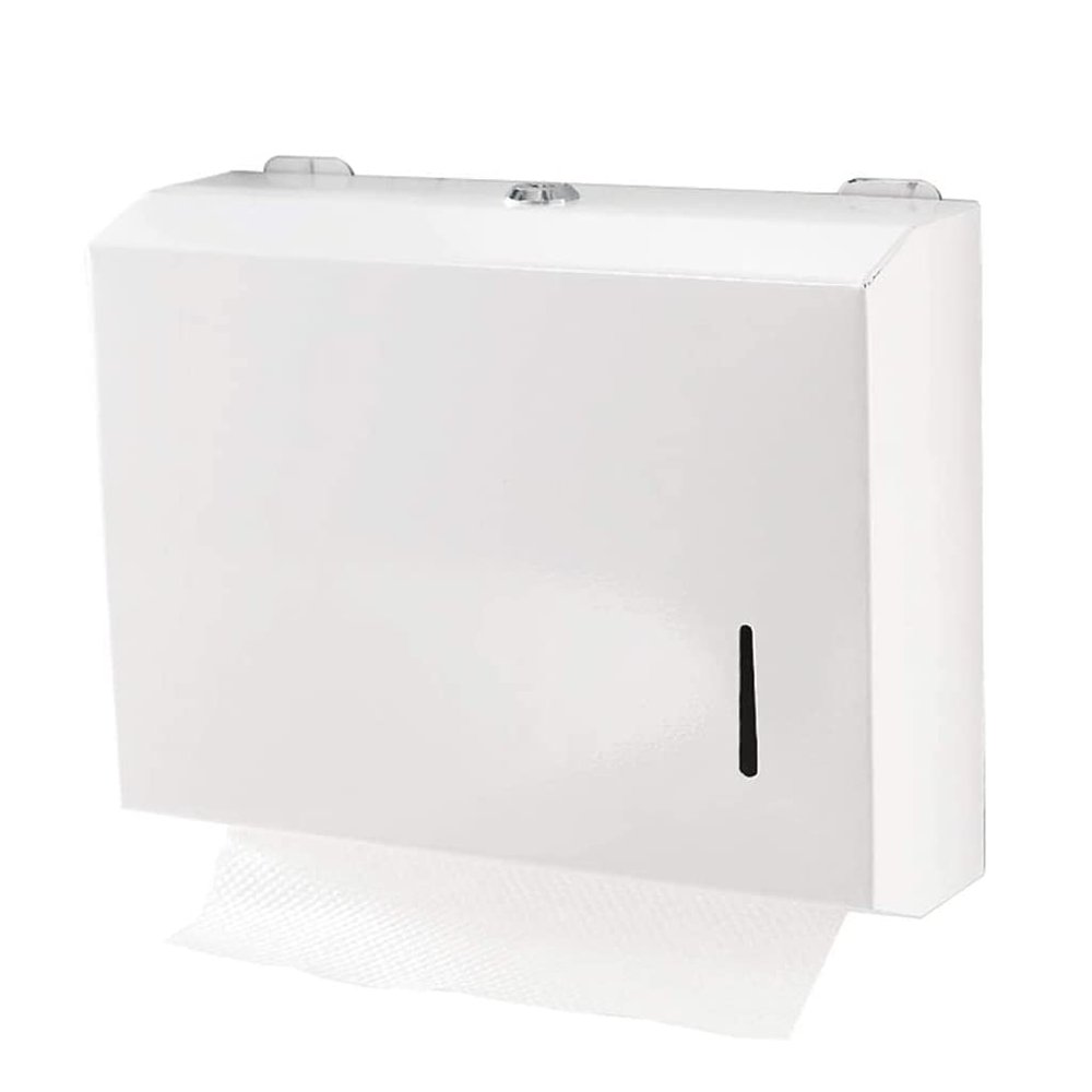Wall Mounted Paper Towel Dispenser Lockable Stainless Steel Hand Towel Dispenser Waterproof Tissue Box for Commercial and Home