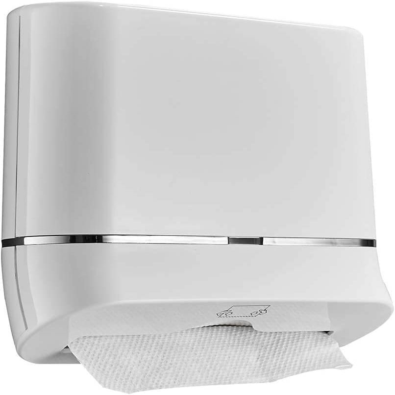 Commercial Paper Towel Dispenser Wall Mount Waterproof Hand Towel Dispenser with Lock Papetowel Holders for Home Bathroom