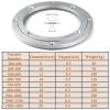 Heavy Duty Aluminium Rotating Bearing Turntable Lazy Susan Round Turntable Bearing 360 Degree Rotating Quiet With Silicone Suction Cup Cushion For Glass, Granite Or Wood Kitchen Ding Table view 2