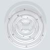 Heavy Duty Aluminium Rotating Bearing Turntable Lazy Susan Round Turntable Bearing 360 Degree Rotating Quiet With Silicone Suction Cup Cushion For Glass, Granite Or Wood Kitchen Ding Table view 3