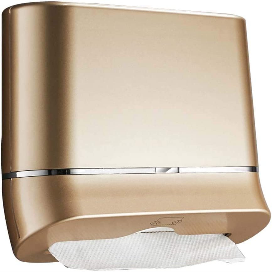 Commercial Paper Towel Dispenser Wall Mount Waterproof Hand Towel Dispenser with Lock Papetowel Holders for Home Bathroom