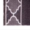 RugStylesOnline Custom Size Runner Rug Moroccan Trellis Border Printed Roll Runner 26 or 36 Inch Wide x Your Length Choice Slip Skid Resistant PVC Backing (Trellis Border Grey, 26 ft x 26 in) view 3