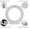 Round Table Swivel Base 360 Degree Rotating Swivel Plate Aluminium Alloy Turntable Bearing Quiet Smooth For Kaleidoscopes Tabletop Serving Trade Show Displays view 2
