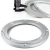 Round Table Swivel Base 360 Degree Rotating Swivel Plate Aluminium Alloy Turntable Bearing Quiet Smooth For Kaleidoscopes Tabletop Serving Trade Show Displays view 3