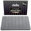 della Premium Stone Bath Mat - Luxurious Quick Drying Diatomite Bathstone for Bathroom Floor - Modern Super Absorbent Diatomaceous Earth Shower Mat, Water Absorbent Bathmat ([Extra-Large] Stripes) view 1