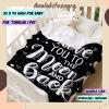 Avalokitesvara i Love You to The Moon and Back Flannel Blanket Super Soft and Warm for Bed Couch Sofa 120x90 Inch King Blanket for Family view 3