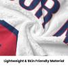Personalized Custom Name Number Baseball Blanket, Customized Baseball Themed Wall Hanging Blankets for Bedroom Decor , Birthday Gift for Baseball Lovers Fan Adults Men view 4