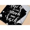 Avalokitesvara I Love You to The Moon and Back Flannel Blanket Super Soft and Warm for Bed Couch Sofa 120x90 Inch King Blanket for Family view 2
