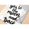 Avalokitesvara I Love You to The Moon and Back Flannel Blanket Super Soft and Warm for Bed Couch Sofa 120x90 Inch King Blanket for Family view 2