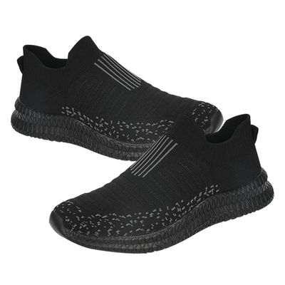 Levemolo 1pair Breathable Lightweight Sports Shoes for Running Mesh Casual Sneakers for Outdoor Activities Comfortable and Design for Travel and Everyday Wear Black