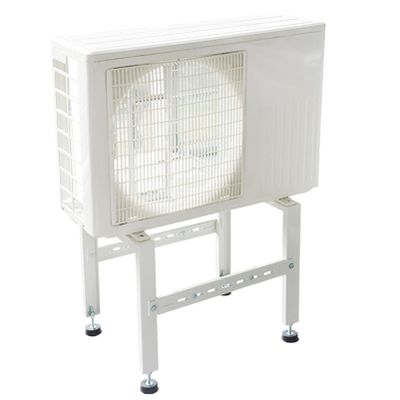 Air Conditioner Ground Mounting Bracket, Ductless Mini Split Air Conditioner Support Bracket, Galvanized Steel Condenser Stand for Outdoor AC Unit, Air Handler Stand Heat Pump Base Stand Shelf