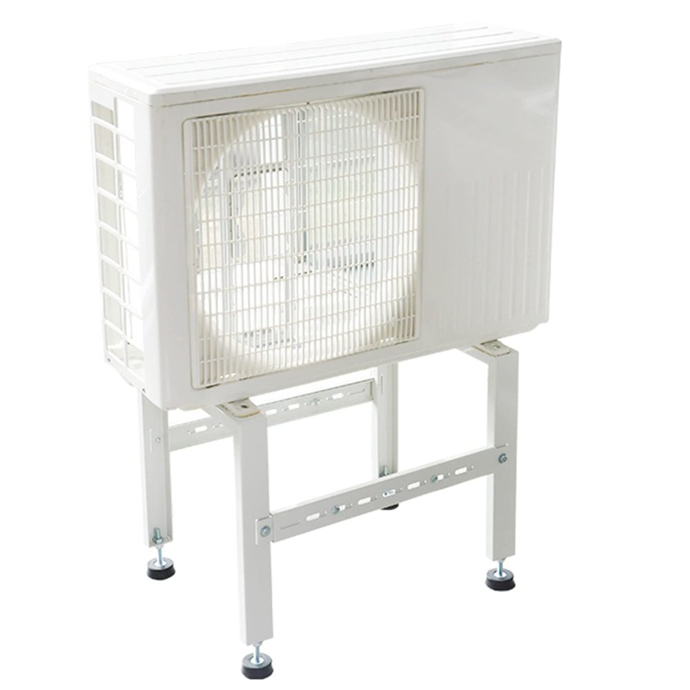 Air Conditioner Ground Mounting Bracket, Ductless Mini Split Air Conditioner Support Bracket, Galvanized Steel Condenser Stand for Outdoor AC Unit, Air Handler Stand Heat Pump Base Stand Shelf