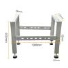 Air Conditioner Ground Mounting Bracket, Ductless Mini Split Air Conditioner Support Bracket, Galvanized Steel Condenser Stand for Outdoor AC Unit, Air Handler Stand Heat Pump Base Stand Shelf view 2