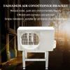 Air Conditioner Ground Mounting Bracket, Ductless Mini Split Air Conditioner Support Bracket, Galvanized Steel Condenser Stand for Outdoor AC Unit, Air Handler Stand Heat Pump Base Stand Shelf view 3