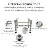 Air Conditioner Ground Mounting Bracket, Ductless Mini Split Air Conditioner Support Bracket, Galvanized Steel Condenser Stand for Outdoor AC Unit, Air Handler Stand Heat Pump Base Stand Shelf view 4