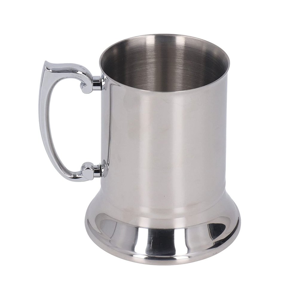 Stainless Steel Coffee Mug, Multifunctional Rustproof Double Wall Beer Stein with Handle Dishwasher Insulated Beer Cup for Home Office or Outdoor Activities Beer Gift