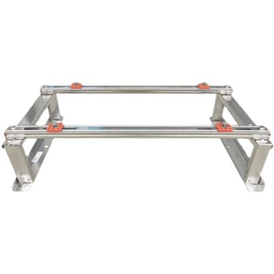 Fadiadem Mini Split Air Conditioner Support Bracket, Stainless Steel Condenser Bracket, Heavy Duty Ground Stand Bracket for Mini Split Air Conditioner, Air Handler Stand Heat Pump Base Stand Shelf