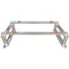 Fadiadem Mini Split Air Conditioner Support Bracket, Stainless Steel Condenser Bracket, Heavy Duty Ground Stand Bracket for Mini Split Air Conditioner, Air Handler Stand Heat Pump Base Stand Shelf view 1