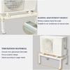 Air Conditioner Support Bracket, Galvanized Steel Condenser Stand for Outdoor AC Unit, Heavy Duty Ground Stand for Ductless Mini Split Air Conditioner & HVAC, Universal AC Bracket Heat Pump Base view 3