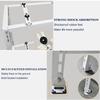 Air Conditioner Support Bracket, Galvanized Steel Condenser Stand for Outdoor AC Unit, Heavy Duty Ground Stand for Ductless Mini Split Air Conditioner & HVAC, Universal AC Bracket Heat Pump Base view 4