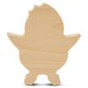 Chunky Chick Cutout 4-inch, Pack of 5 Nature Themed Mini Chicken Wood Cutouts for Classroom Crafts & DIY Easter Decor, by Woodpeckers view 1