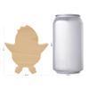 Chunky Chick Cutout 4-inch, Pack of 5 Nature Themed Mini Chicken Wood Cutouts for Classroom Crafts & DIY Easter Decor, by Woodpeckers view 2