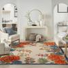 Nourison Home Aloha Multicolor 3'6" x 5'6" Area Rug - Easy Clean, Non Shedding, Bed Room, Living Room, Dining Room, Kitchen (4' x 6') view 3