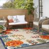 Nourison Home Aloha Multicolor 3'6" x 5'6" Area Rug - Easy Clean, Non Shedding, Bed Room, Living Room, Dining Room, Kitchen (4' x 6') view 4