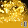 Fantasee Copper Wire String Lights USB Powered LED Fairy Lights 8 Modes with Timer Remote Control for Home Bedroom Birthday Party Wedding Christmas Festival Decor (98.4ft 300leds, Warm White) view 1