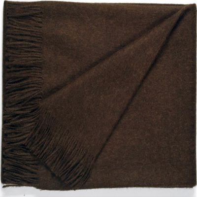 100% Baby Alpaca Throw Blanket, Our Solid Color Throw/Afghan