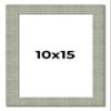 10x15 Frame Green Desert Pear Solid Wood Picture Frame | 1.625 Inch Moulding Width | Interior Frame Depth 0.5 Inches | Sonoma Distressed Photo Frame Complete with UV Acrylic Plexiglass, Foam Board view 1