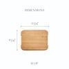 Casafina 15" Cutting Board & Lid For Rectangular Tray - Ensemble Collection, Wood | Microwave & Dishwasher Safe Dinnerware | Durable Hardwood Material | Restaurant Quality Serveware view 3