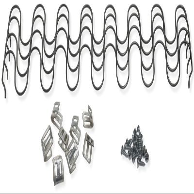 Elegent Upholstery 24" Inch Sofa Couch Recliner Replacement Coil Seat/Back Repair Kit Includes Spring Clips - Set of 4